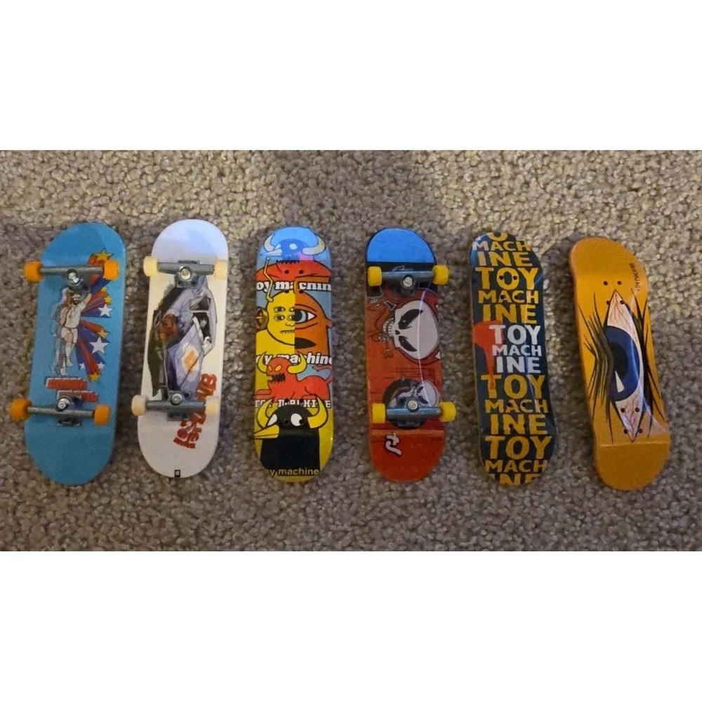 Lot Of 6 Y2K Vintage Tech Deck And Similar Device fingerboards